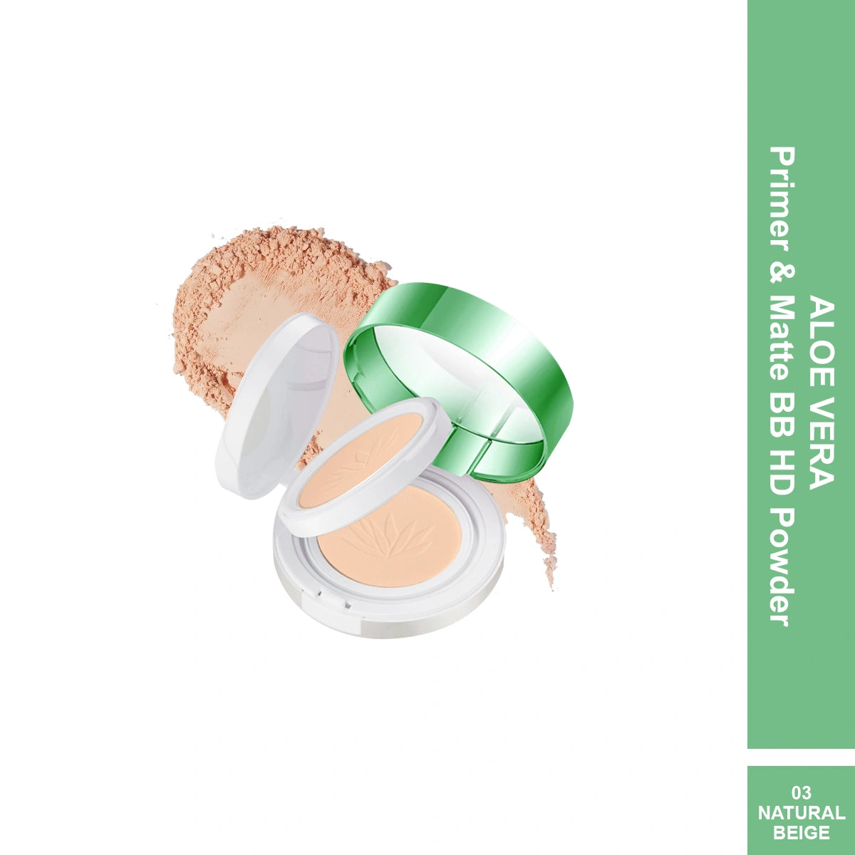 Maliao Primer & Matte BB HD Powder - Aloe Vera Infused for Flawless Matte Finish